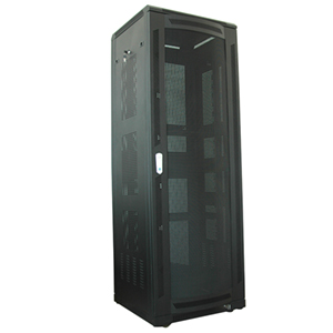 120080BK - Locking Floor Cabinet Rack - 42" Deep - 40U (Assembly Required)